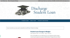 Desktop Screenshot of dischargestudentloan.com